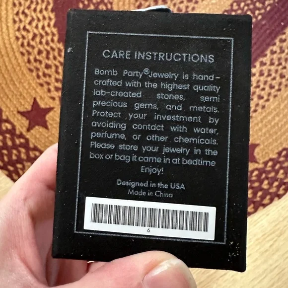 Rose Quartz four stack ring set - Picture 6 of 7